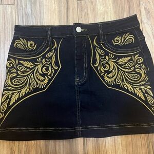 Poster girl skirt western cowgirl